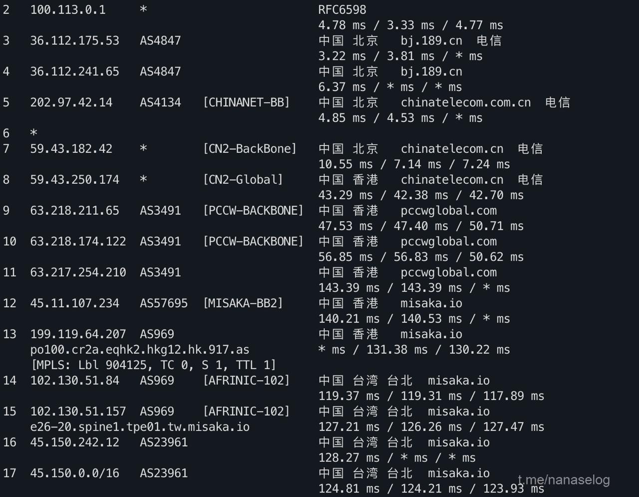 IPv4 去程 3